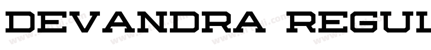 Devandra Regular字体转换